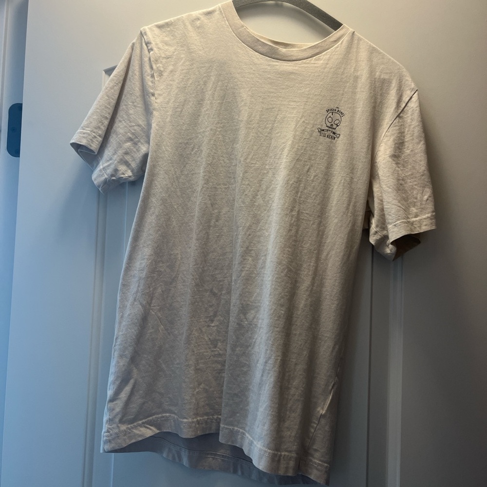 H&M DIVIDED Tan Unisex Skull T- Shirt